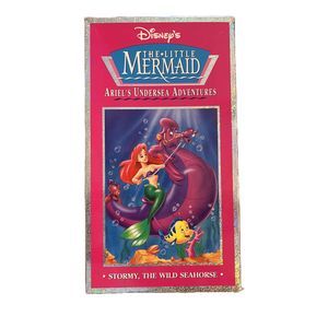 Walt Disney Home Video VHS Rare The Little Mermaid Ariel's Underwater Adventure